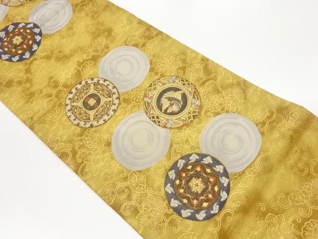 JAPANESE FUKURO OBI / WOVEN FLOWER